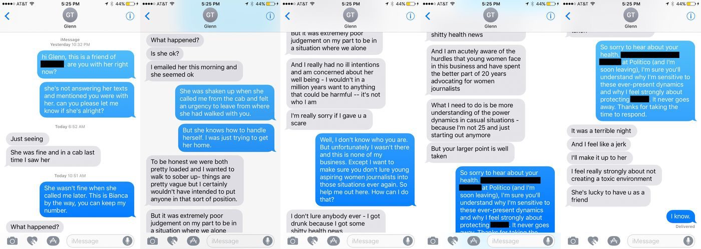 Click to enlarge glenn thrush text messages