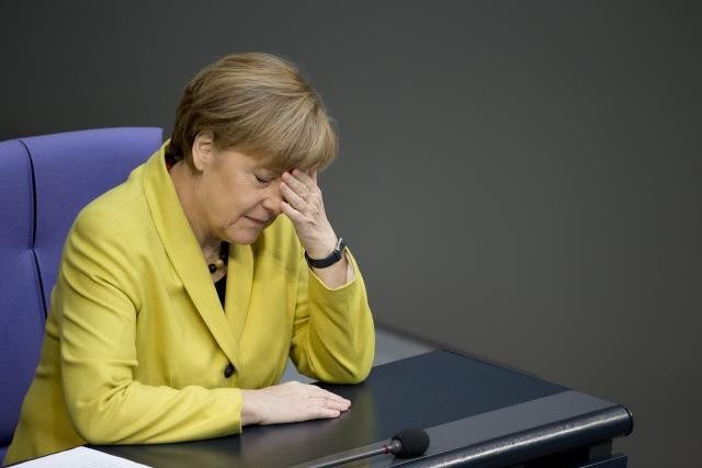 Click to enlarge German Chancellor Angela Merkel