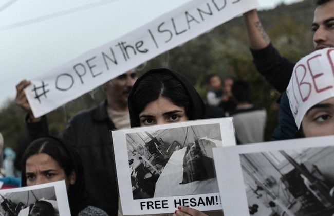 Greek island on strike