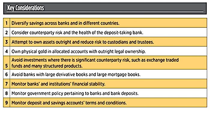 Key considerations