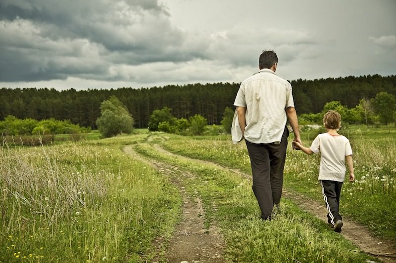 father and child