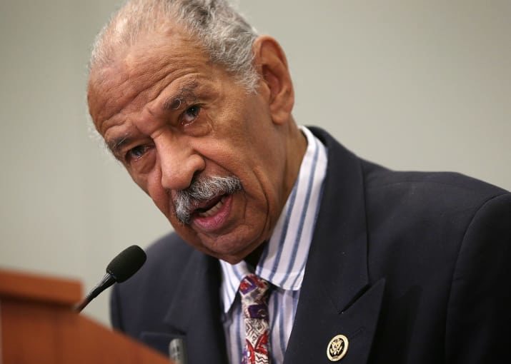 Rep. John Conyers conference