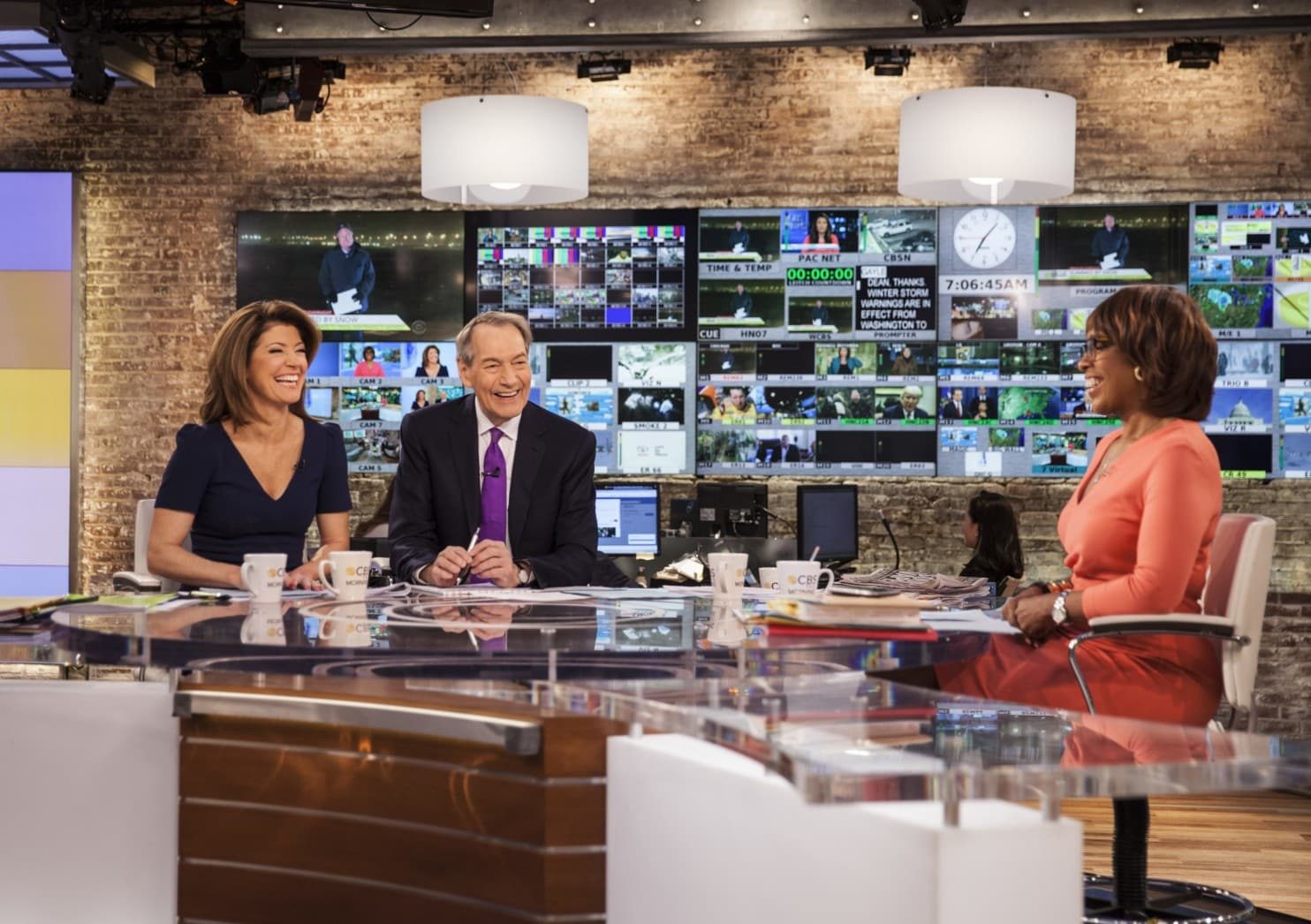 Click to enlarge Charlie Rose on “CBS This Morning”