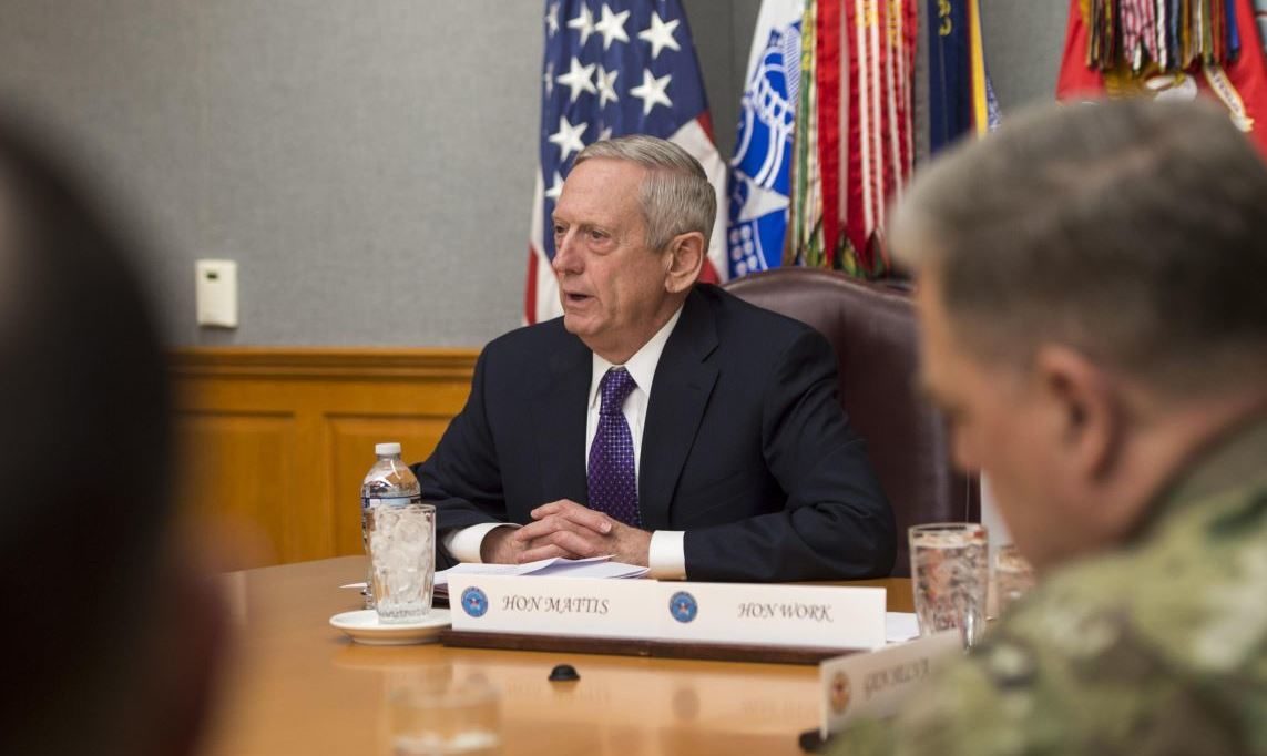 US Defense Secretary James Mattis