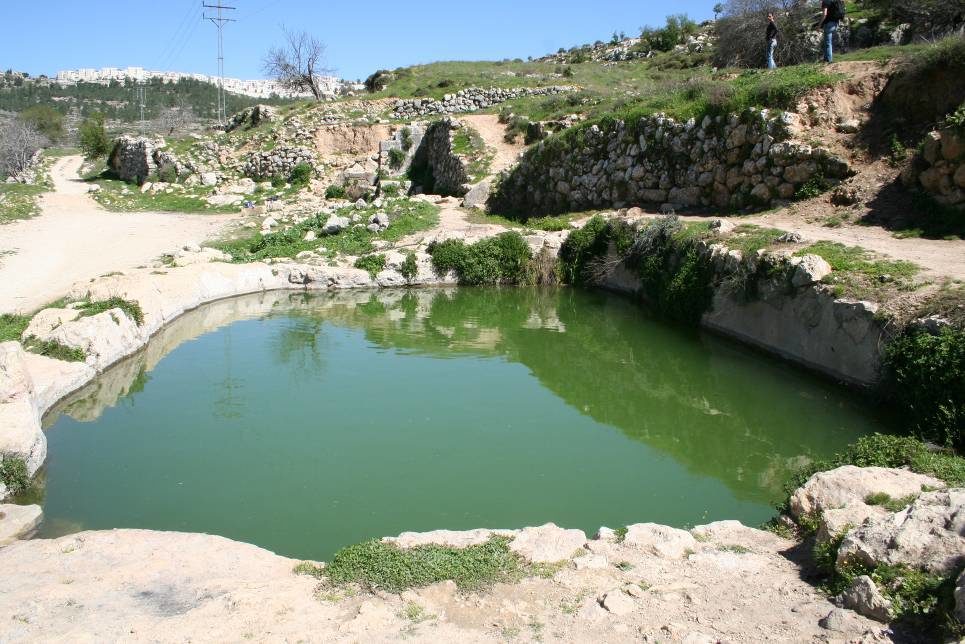 Click to enlarge West Bank water spring