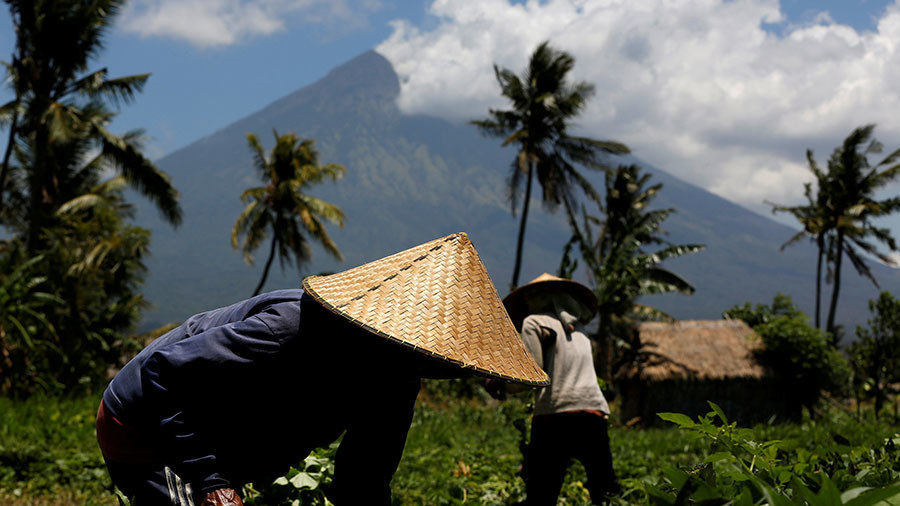 Agung volcano eruption, Bali