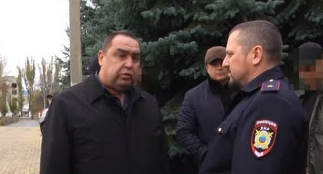 LPR head Igor Plotnitsky and Interior Minister Igor Kornet