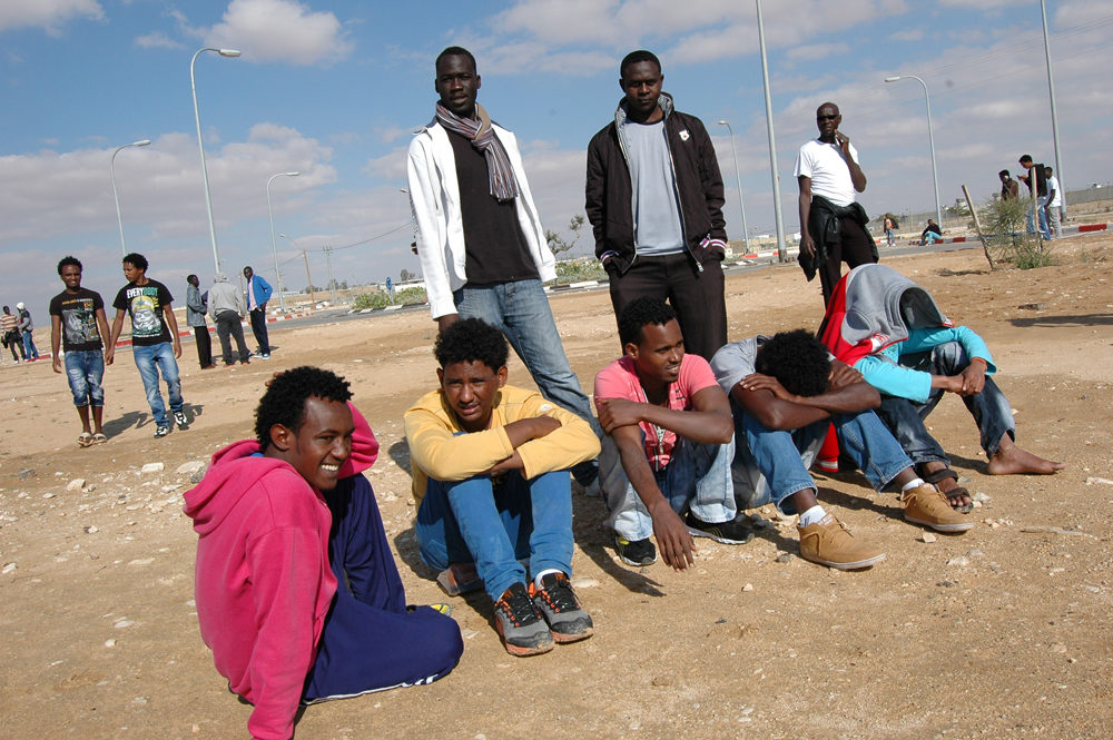 Click to enlarge African asylum seekers