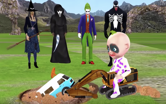 Click to enlarge Superheroes BURIED ALIVE