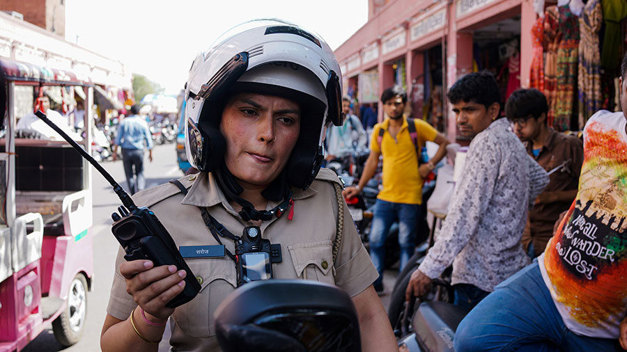 indian female cop