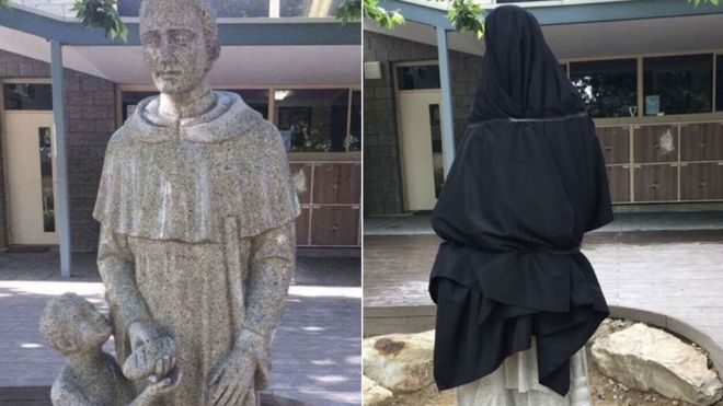 suggestive statue