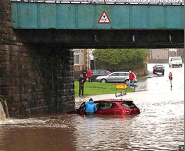 flood Cumbria UK