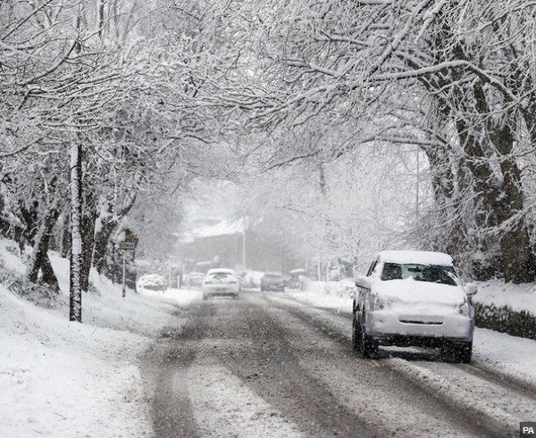 snow England Northumberland