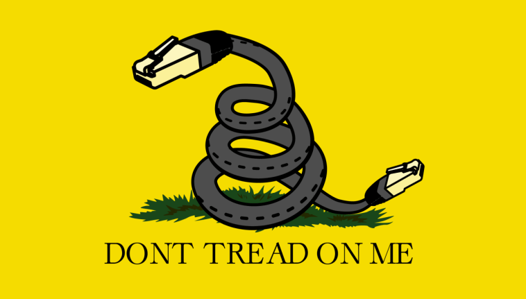 Click to enlarge Net neutrality censorship redefined rebranded don't tread on me