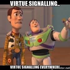 virtue signalling