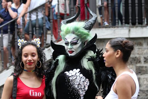 In Paris the LGBT pride march occurs once a month