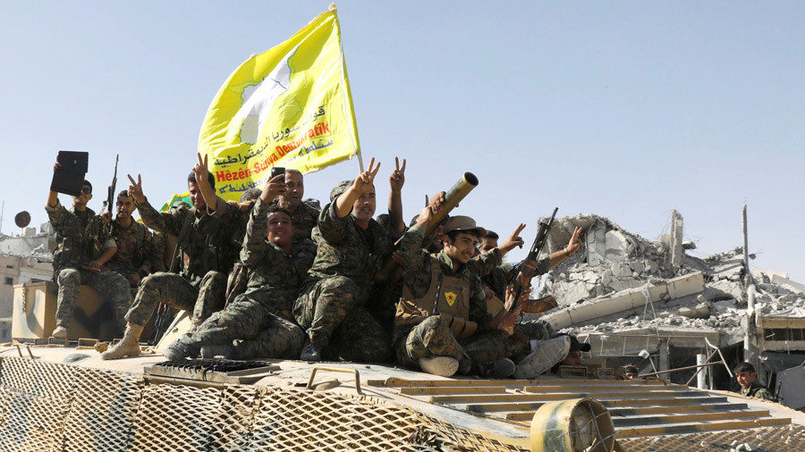 Syrian Democratic Forces (SDF) fighters