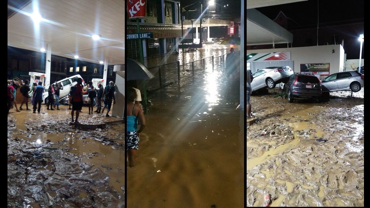 Severe flooding caused mayhem in Montego Bay