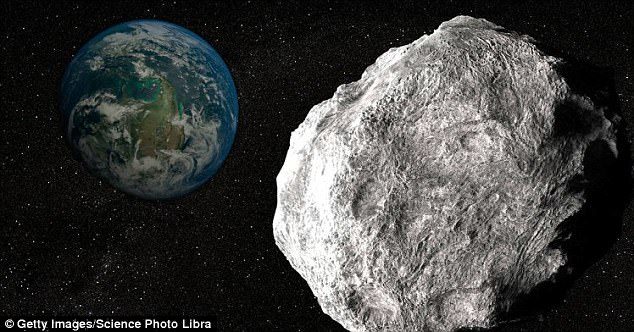 Click to enlarge A giant 3-mile (5 km) wide asteroid named 3200 Phaethon