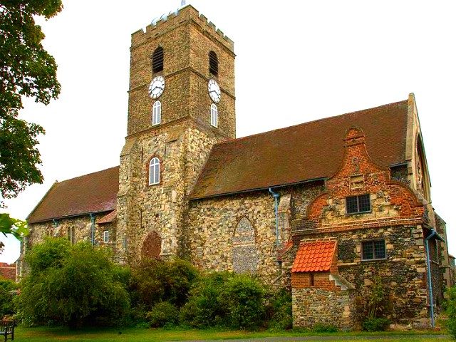 St Peter's church Sandwich Kent England
