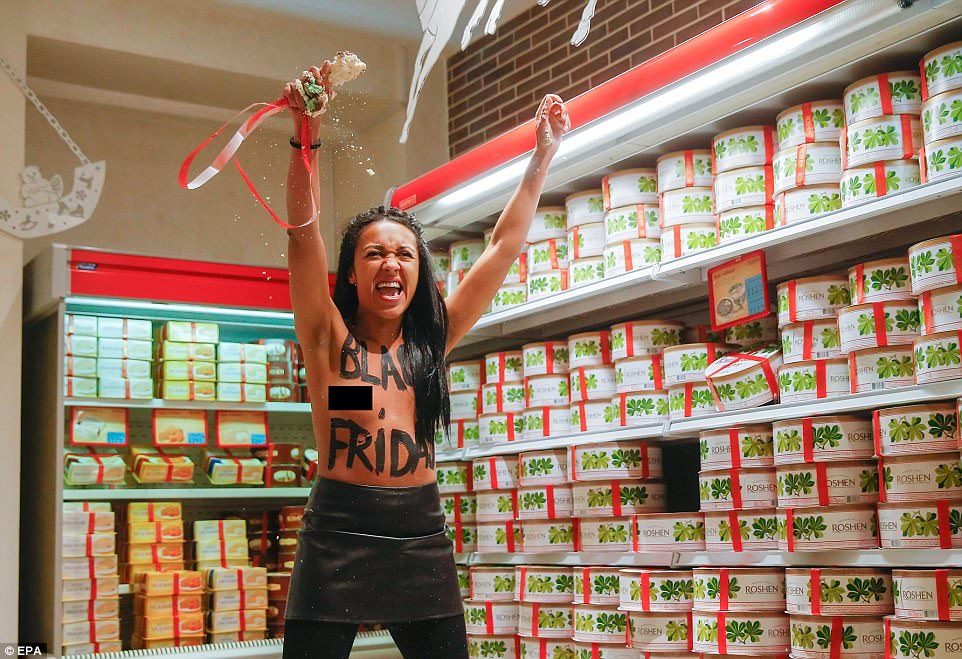 Ukraine Femen protester