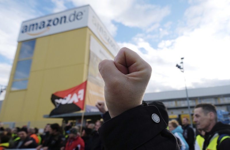 amazon strike amazon strike