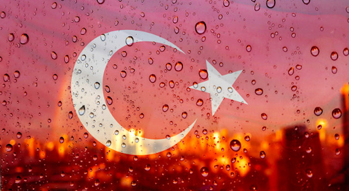 Click to enlarge rain on Turkflag