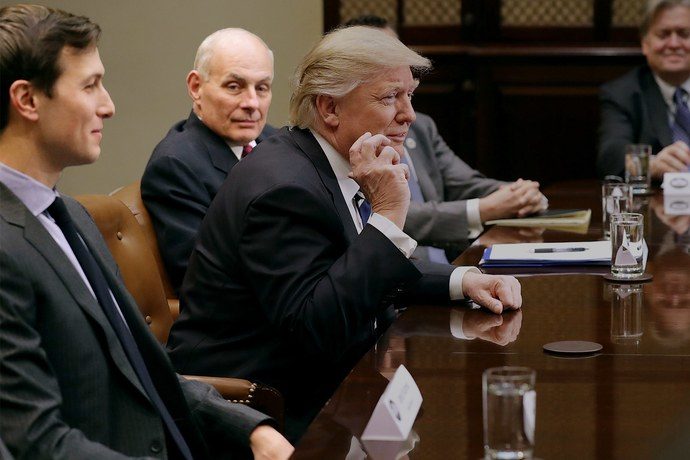 Jared Kushner John Kelly Donald Trump