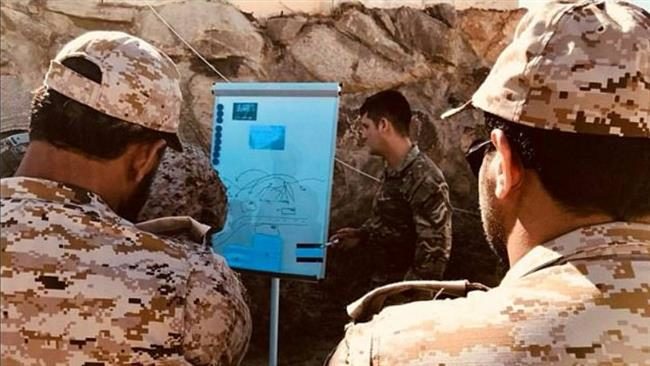Click to enlarge Saudi troops preparing to fight in Yemen UK training