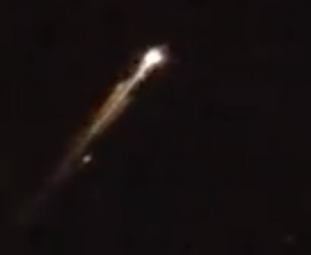 Dallas Bitternose filmed the bright light