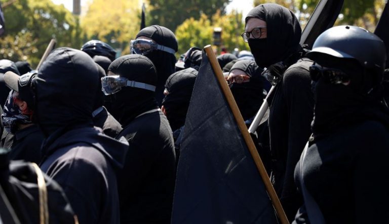 Click to enlarge ANTIFA radicals