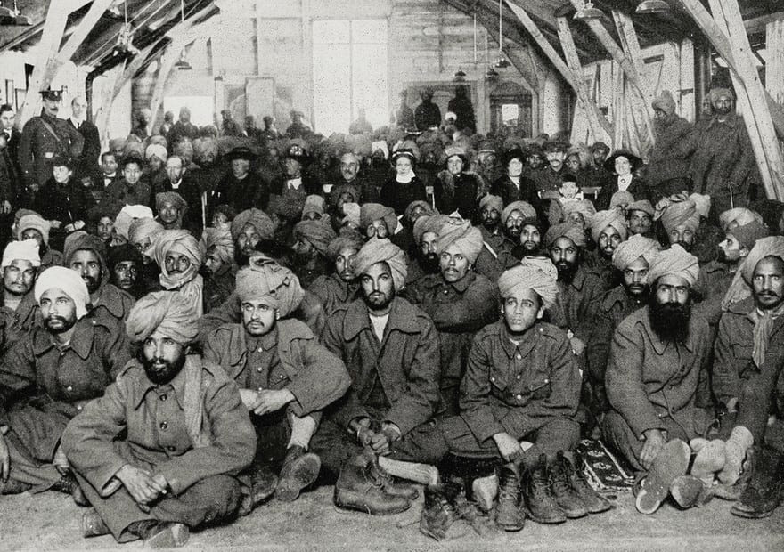 Injured Indian soldiers