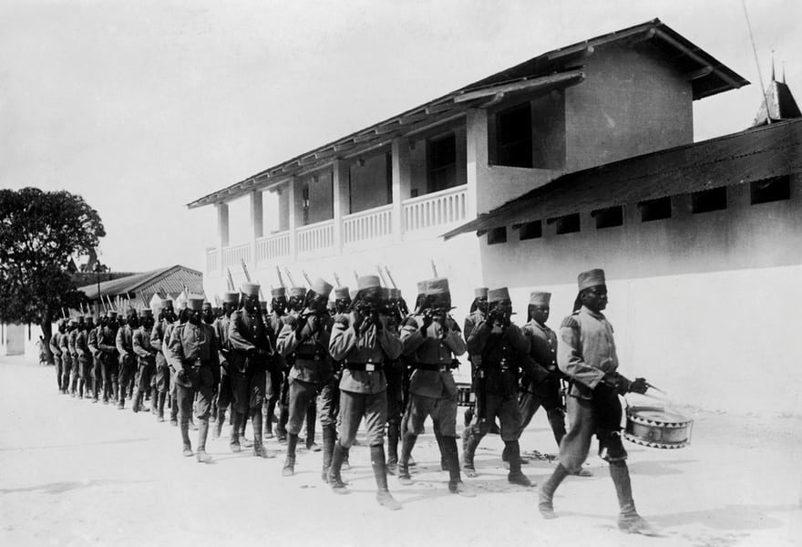 Click to enlarge Tanzania troops