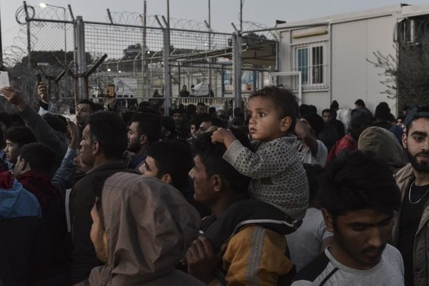 Moria detention center  protests 2
