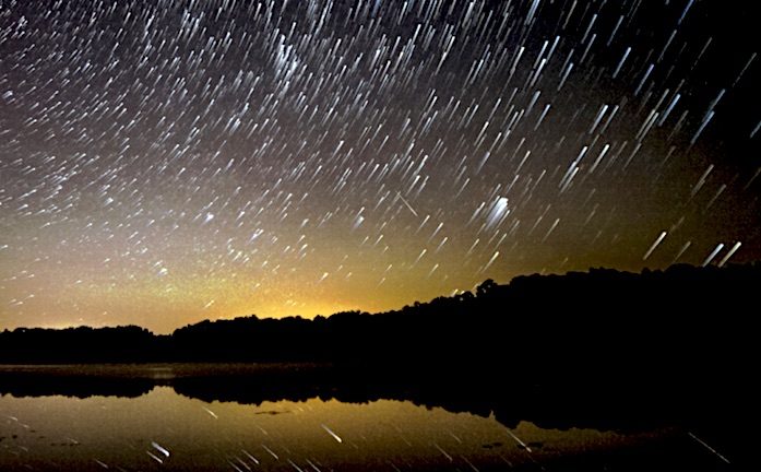 fake meteor shower