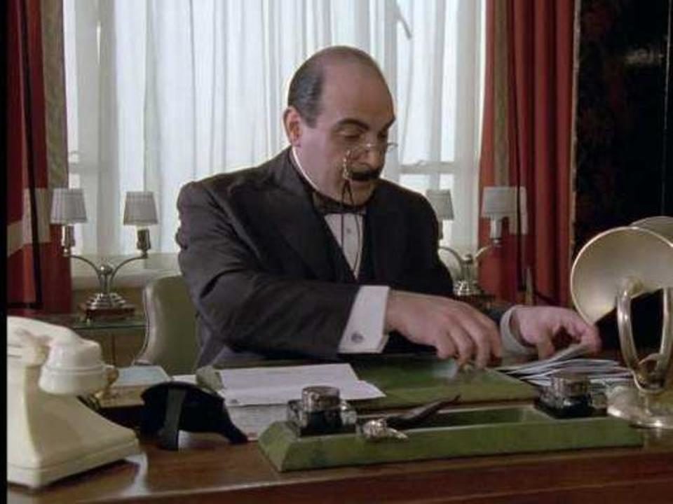 Click to enlarge David Suchet as Hercule Poirot