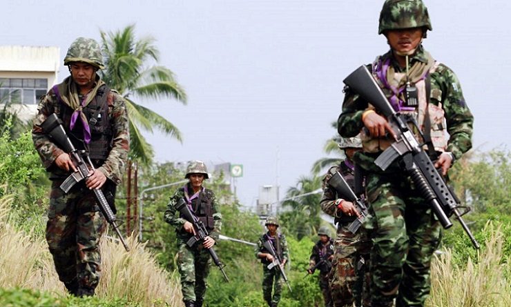 soldiers in Thailand
