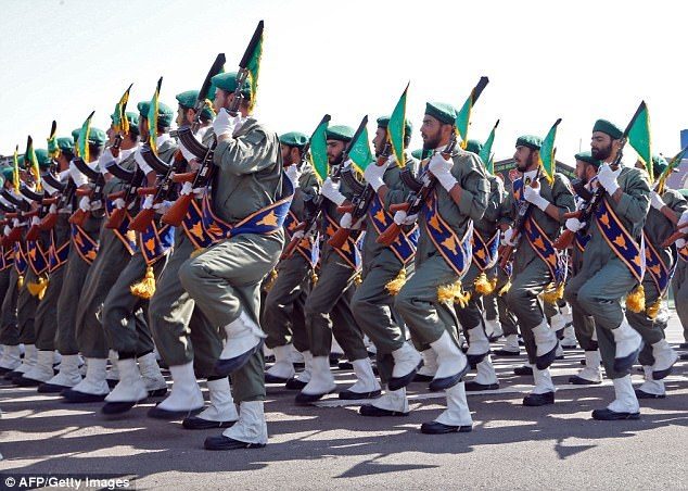 Click to enlarge Iranian national guard