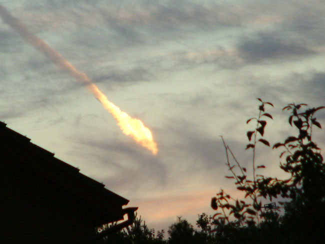meteorite, fireball