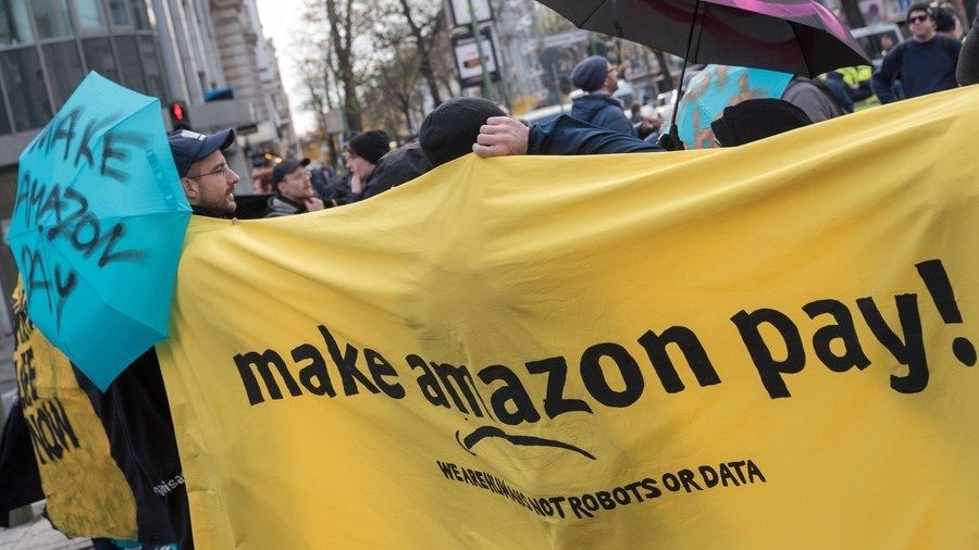 Slave labor Amazon workers in UK treated like 'animals' in exhausting