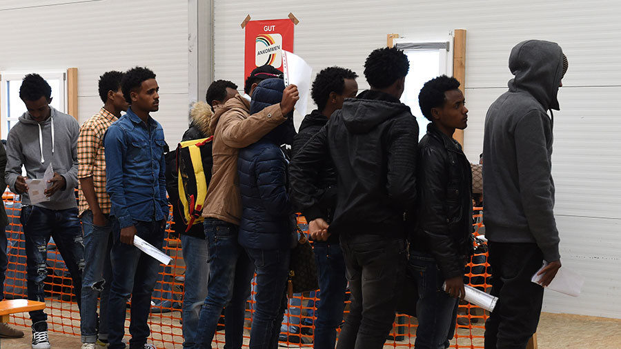 Click to enlarge migrants Germany