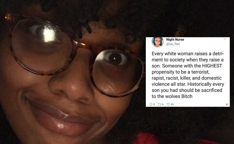 Indiana Nurse Says Every White Male Baby Should Be Killed
