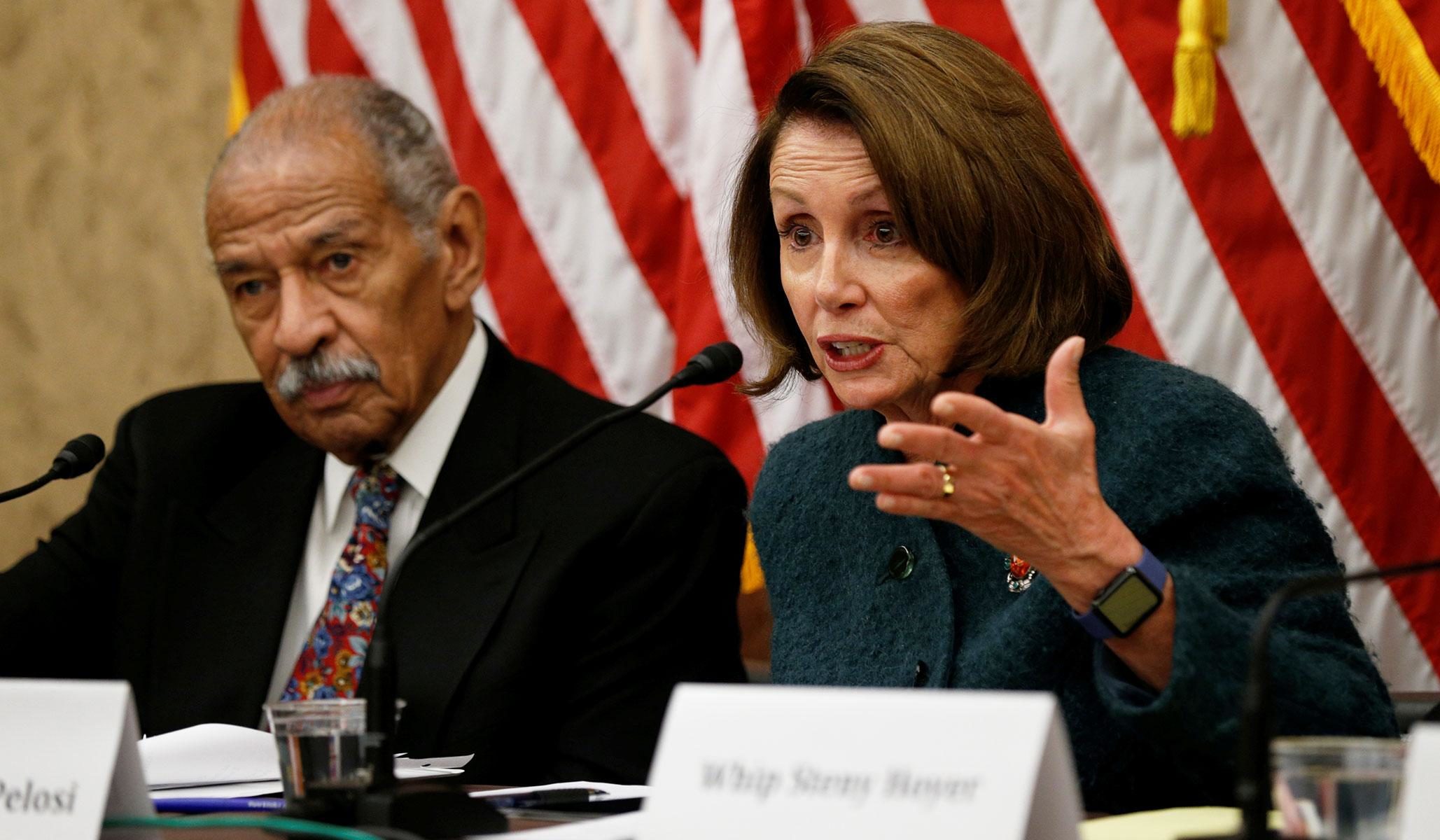 Pelosi and Conyers