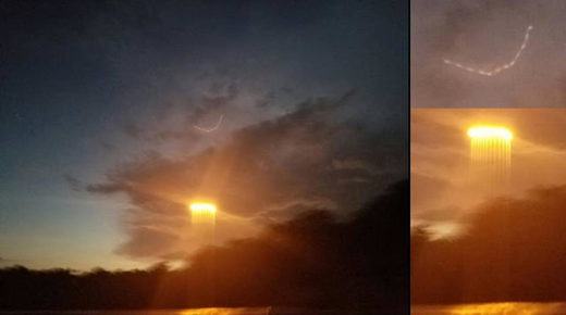 Missouri river light phenomenon