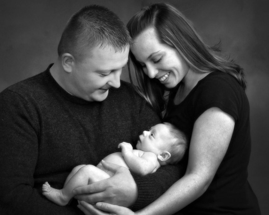 parents and baby