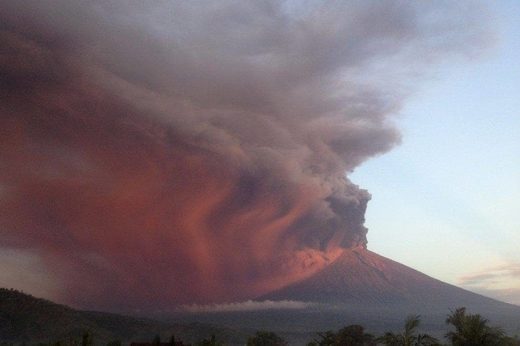 mount agung bali valcano