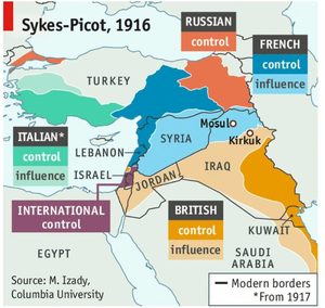 sykes picot map