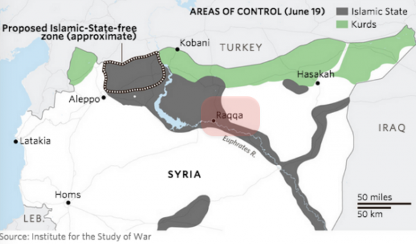Click to enlarge Areas of control Syria June 2017