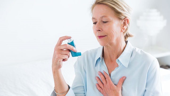 woman asthma