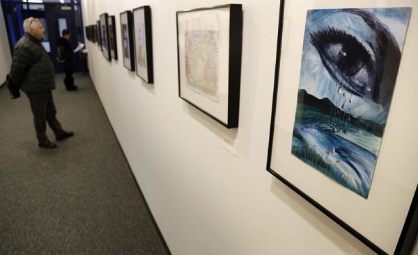 Click to enlarge Art exhibit